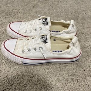 White slip-on converse